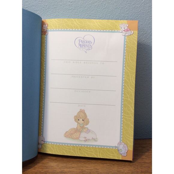 Storybook Bible Precious Moments 2010 Print Tommy Nelson New Without Box - Picture 2 of 6